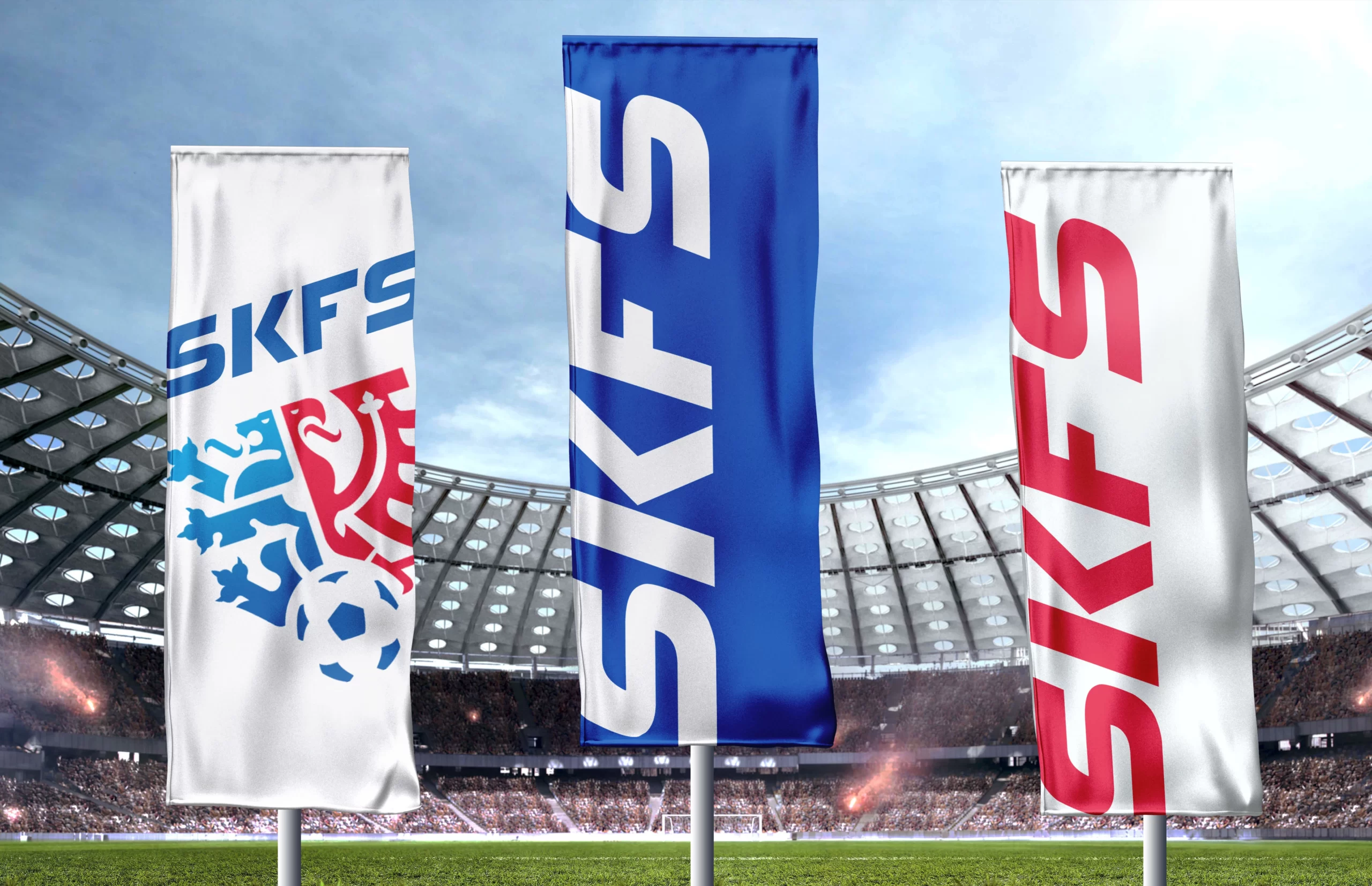 SKFS rebranding: Offline grafika propagačních materiílů. #skfs